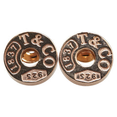 ティファニー 1837 サークル ピアス ゴールド SV925 シルバー レディース TIFFANY&Co. 【中古】