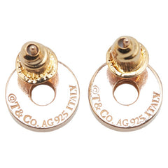 ティファニー 1837 サークル ピアス ゴールド SV925 シルバー レディース TIFFANY&Co. 【中古】