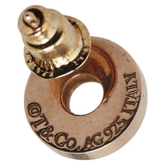 ティファニー 1837 サークル ピアス ゴールド SV925 シルバー レディース TIFFANY&Co. 【中古】