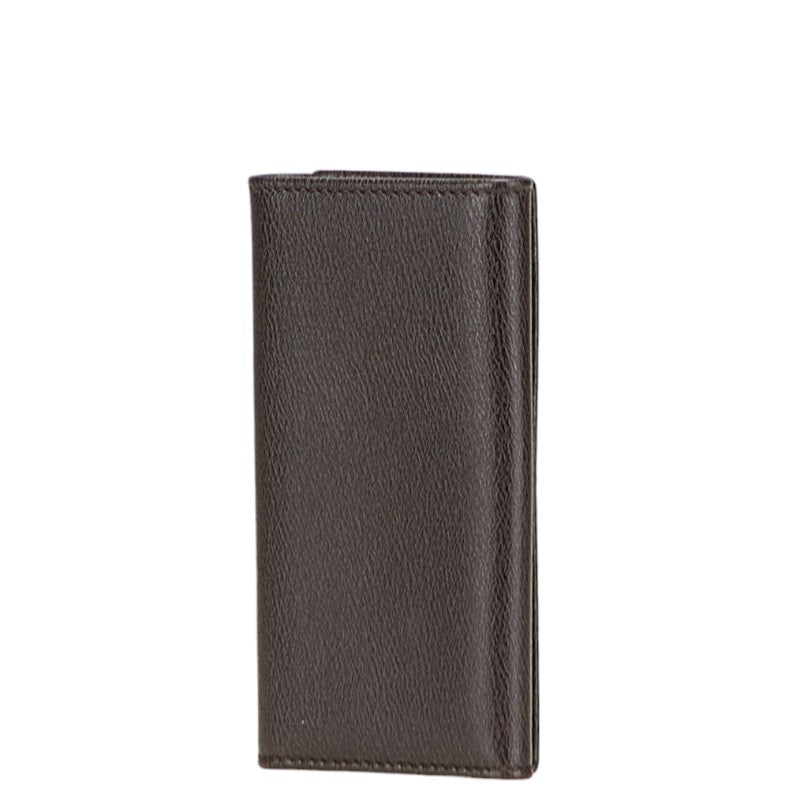 ロエベ アナグラムロゴ キーケース 6連 ブラウン レザー レディース LOEWE 【中古】