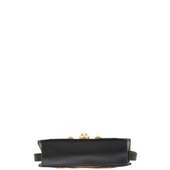 グッチ GGスプリーム パイソン タイガーヘッド ショルダーバッグ 497995 ブラック ブラウン レザー PVC レディース GUCCI 【中古】