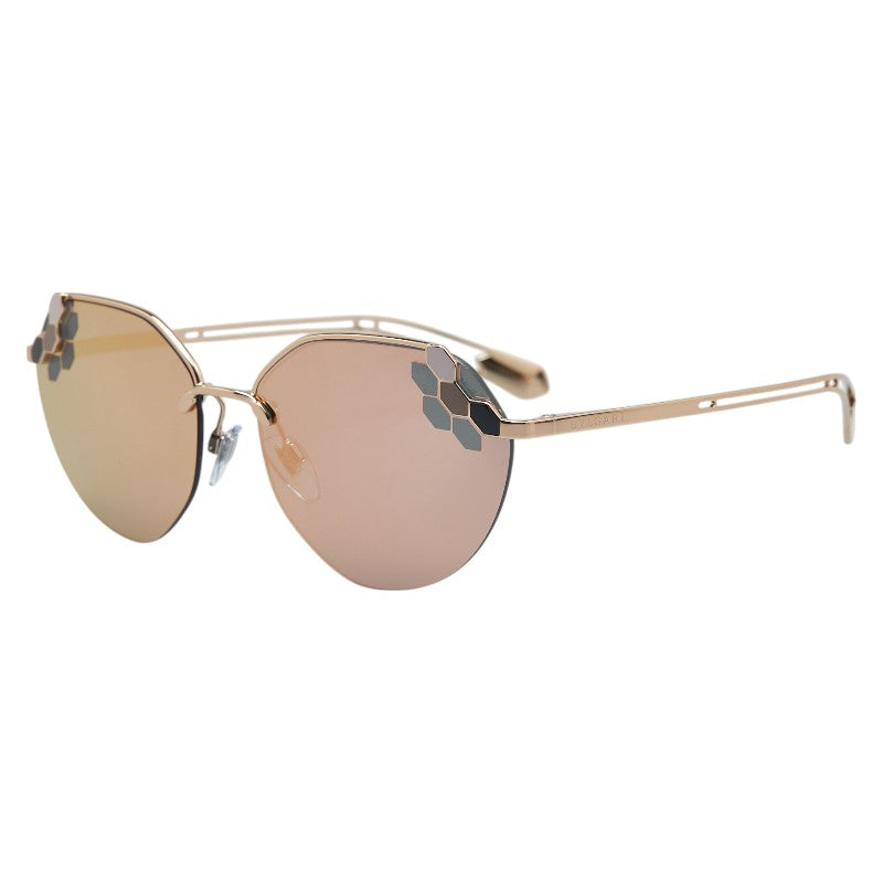 ブルガリ サングラス 6099 ゴールド パープル メタル レディース BVLGARI 【中古】