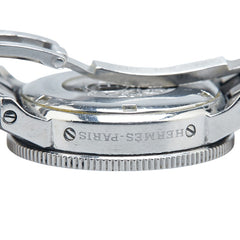 エルメス クリッパー ダイバー デイト 腕時計 CL5.210 クオーツ ネイビー文字盤 ステンレススチール レディース HERMES 【中古】