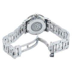 エルメス クリッパー ダイバー デイト 腕時計 CL5.210 クオーツ ネイビー文字盤 ステンレススチール レディース HERMES 【中古】