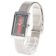 グッチ Gフレーム マザー オブ パール 腕時計 YA147401 クオーツ マルチカラー文字盤 ステンレススチール サファイヤガラス レディース GUCCI 【中古】