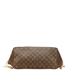 ルイ ヴィトン モノグラム ネヴァーフルGM トートバッグ ショルダーバッグ M40157 ブラウン PVC レザー レディース LOUIS VUITTON 【中古】