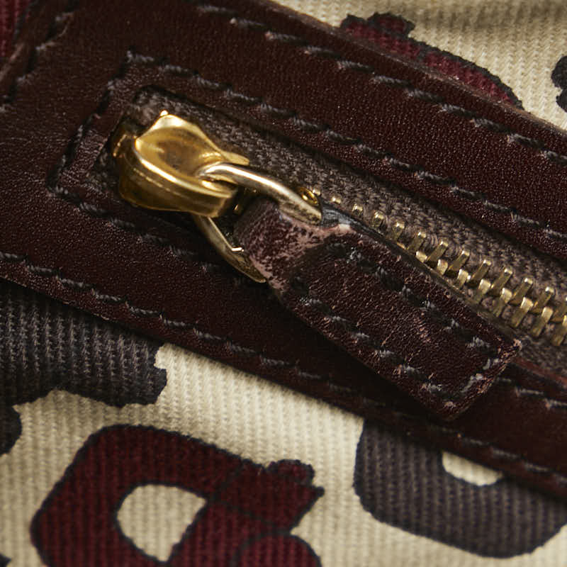 グッチ グッチシマ 斜め掛け ショルダーバッグ 145991 ブラウン レザー レディース GUCCI 【中古】