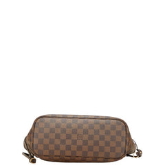 ルイ ヴィトン ダミエ ネヴァーフルPM ハンドバッグ トートバッグ N51109 ブラウン PVC レザー レディース LOUIS VUITTON 【中古】