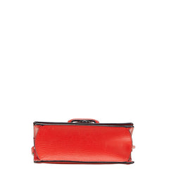 ロエベ バルセロナ 斜め掛け ショルダーバッグ レッド レザー レディース LOEWE 【中古】