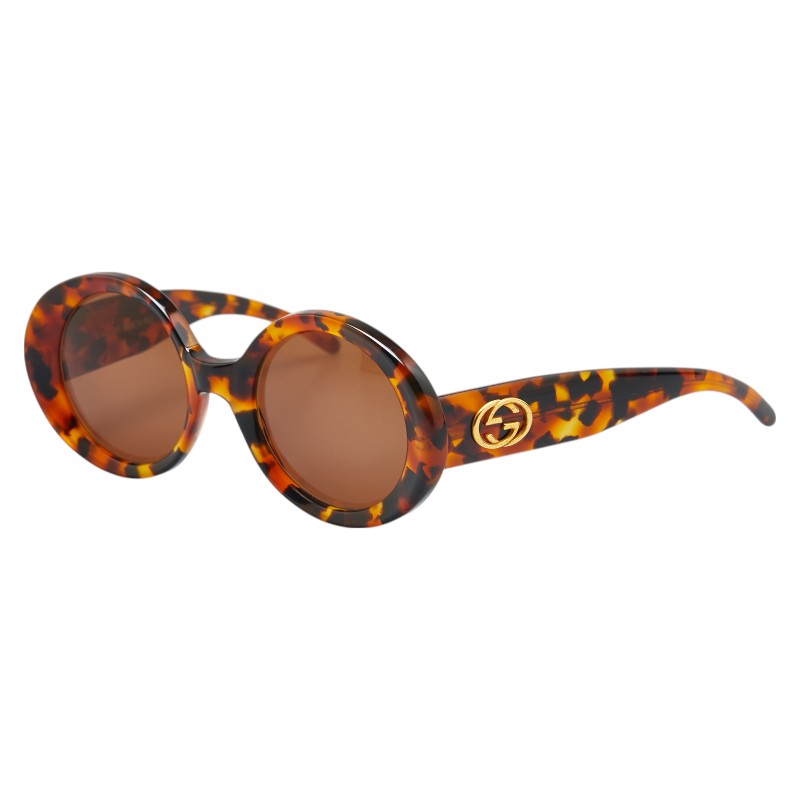 グッチ インターロッキングG サングラス GG2410/S ブラウン プラスチック レディース GUCCI 【中古】