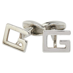 グッチ Gロゴ カフス シルバー メタル メンズ GUCCI 【中古】