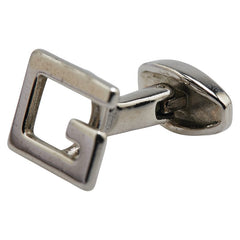 グッチ Gロゴ カフス シルバー メタル メンズ GUCCI 【中古】