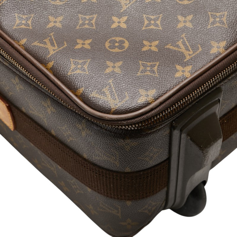 ルイ ヴィトン モノグラム ペガス55 スーツケース キャリーケース M23294 ブラウン PVC レザー レディース LOUIS VUITTON 【中古】