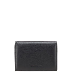 ティファニー カードケース 名刺入れ ブラック レザー レディース TIFFANY&Co. 【中古】