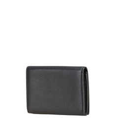 ティファニー カードケース 名刺入れ ブラック レザー レディース TIFFANY&Co. 【中古】