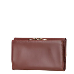 カルティエ マストライン がま口 長財布 ワインレッド レザー レディース CARTIER 【中古】