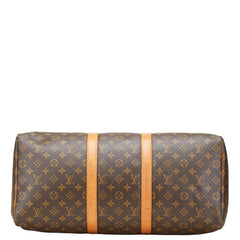 ルイ ヴィトン モノグラム キーポル50 ボストンバッグ M41426 ブラウン PVC レザー レディース LOUIS VUITTON 【中古】