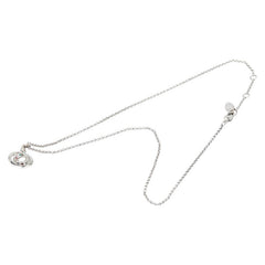 ヴィヴィアンウエストウッド オーブ ペンダント ラインストーン ネックレス シルバー メタル レディース Vivienne Westwood 【中古】