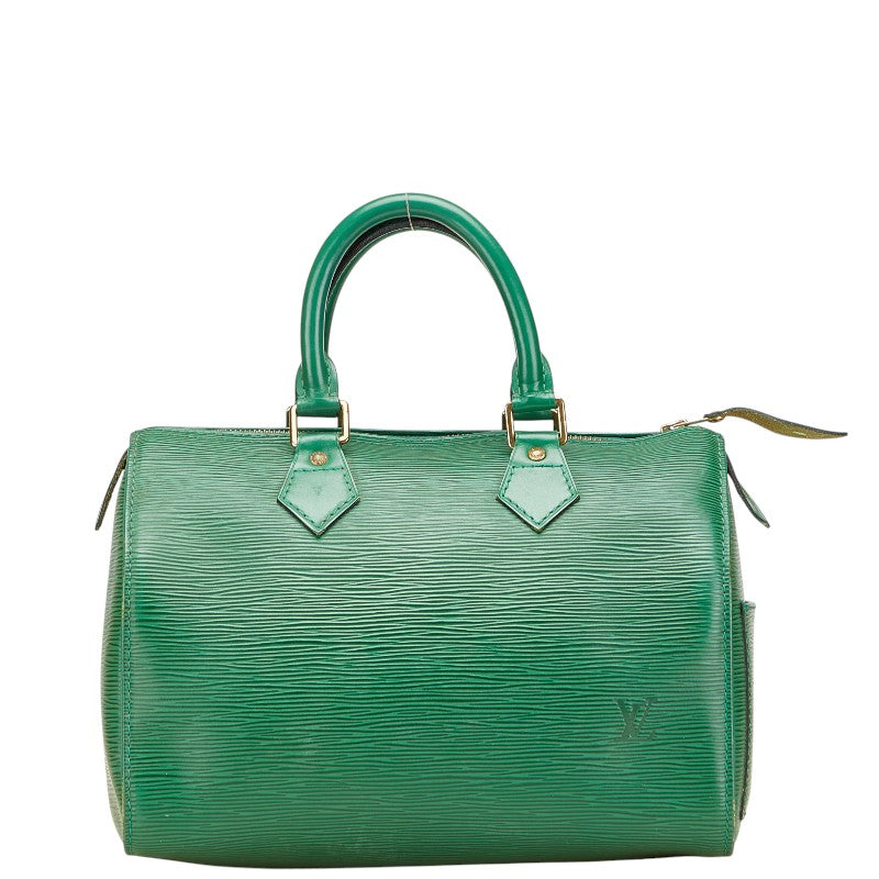 ルイ ヴィトン エピ スピーディ25 ハンドバッグ ミニボストンバッグ M43014 ボルネオグリーン レザー レディース LOUIS VUITTON 【中古】