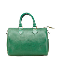 ルイ ヴィトン エピ スピーディ25 ハンドバッグ ミニボストンバッグ M43014 ボルネオグリーン レザー レディース LOUIS VUITTON 【中古】