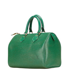 ルイ ヴィトン エピ スピーディ25 ハンドバッグ ミニボストンバッグ M43014 ボルネオグリーン レザー レディース LOUIS VUITTON 【中古】