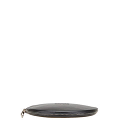 ロエベ アナグラム クッキーポーチ ポーチ ブラック レザー レディース LOEWE 【中古】