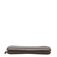 グッチ インターロッキングG 長財布 328318 ブラウン レザー レディース GUCCI 【中古】