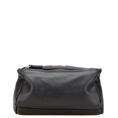 ジバンシー スター ポーチ クラッチバッグ セカンドバッグ ブラック ホワイト レザー レディース Givenchy 【中古】