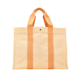 エルメス ボラボラGM トートバッグ オレンジ キャンバス レディース HERMES 【中古】