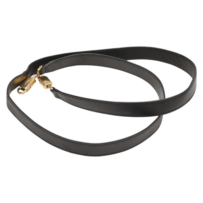 サルヴァトーレフェラガモ ガンチーニ ハンドバッグ ショルダーバッグ 2WAY AF-21 8657 ブラック レザー レディース Salvatore Ferragamo 【中古】