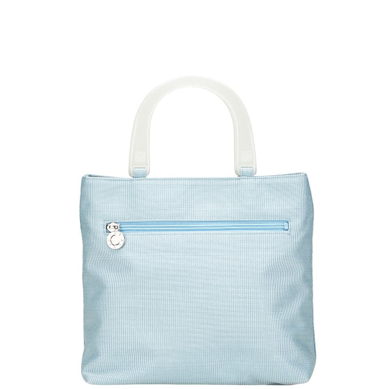 ジバンシー ハンドバッグ ライトブルー キャンバス プラスチック レディース Givenchy 【中古】