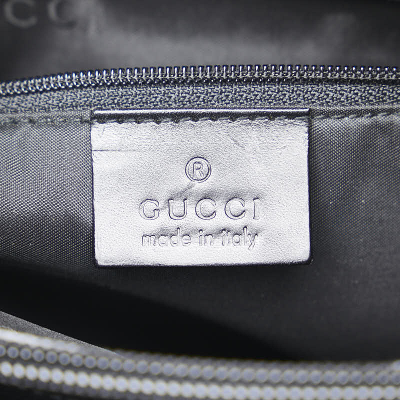 グッチ バンブー ハンドバッグ 002 1016 ブラック ナイロン レディース GUCCI 【中古】