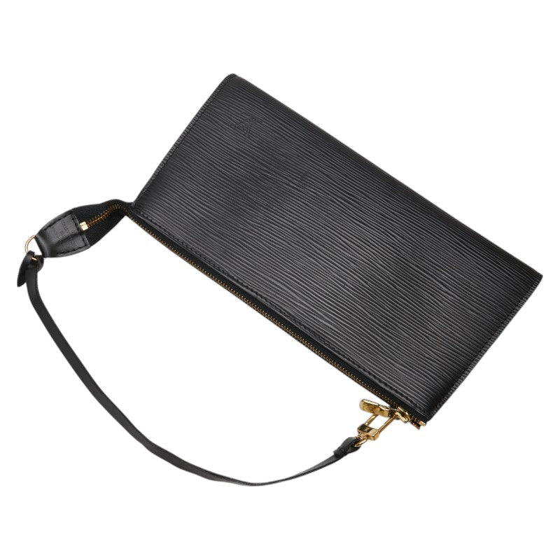 ルイ ヴィトン エピ ポシェット アクセソワール アクセサリーポーチ ハンドバッグ M52942 ノワール ブラック レザー レディース LOUIS VUITTON 【中古】