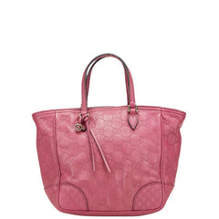 グッチ グッチシマ ブリー スモール ハンドバッグ 353121 パープル レザー レディース GUCCI 【中古】