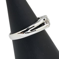 Pt900 プラチナ ダイヤ0.25ct リング 指輪 レディース 10号 【中古】