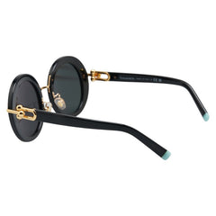 ティファニー ラウンド サングラス TF4201 ブラック プラスチック レディース TIFFANY&Co. 【中古】