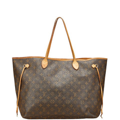 ルイ ヴィトン モノグラム ネヴァーフルGM トートバッグ ショルダーバッグ M40157 ブラウン PVC レザー レディース LOUIS VUITTON 【中古】