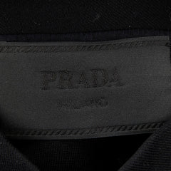 プラダ トレーナー スウェット サイズ:M ブラック ブルー コットン ポリアミド メンズ PRADA 【中古】
