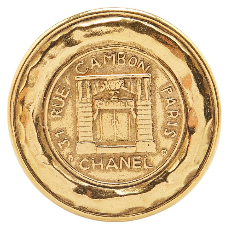 シャネル 31 RUE CAMBON ブローチ ゴールド メッキ レディース CHANEL 【中古】