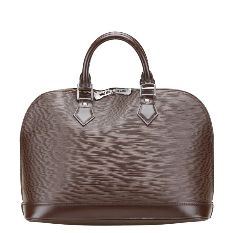 ルイ ヴィトン エピ アルマ ハンドバッグ M5214D モカ ブラウン レザー レディース LOUIS VUITTON 【中古】