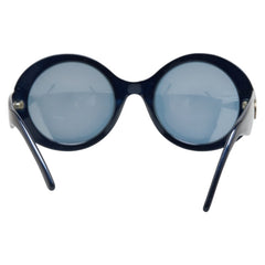 グッチ インターロッキングG ラウンド サングラス GG2401 ネイビー プラスチック レディース GUCCI 【中古】