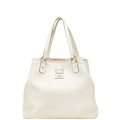 グッチ ロゴ ハンドバッグ 153027 ベージュ レザー レディース GUCCI 【中古】