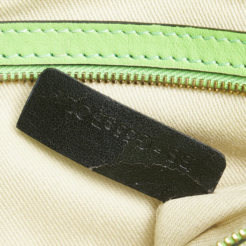 ヴァレンティノ ロックスタッズ ハンドバッグ ショルダーバッグ 2WAY グリーン ゴールド レザー レディース VALENTINO 【中古】