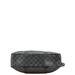 ルイ ヴィトン ダミエグラフィット タダオPM トートバッグ N41259 ブラック グレー  PVC レザー メンズ LOUIS VUITTON 【中古】
