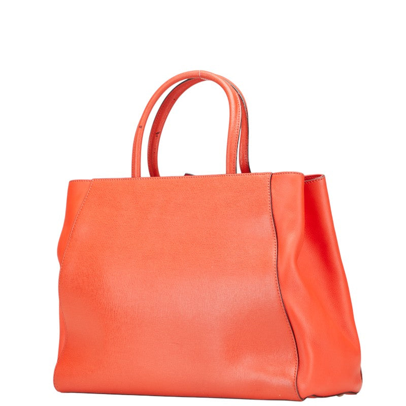 フェンディ トゥージュール ハンドバッグ ショルダーバッグ 2WAY 8BH250 レッド レザー レディース FENDI 【中古】