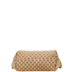 グッチ GGキャンバス トートバッグ ハンドバッグ 229852 ブラック キャンバス レザー レディース GUCCI 【中古】