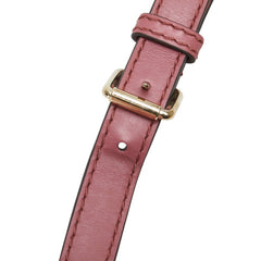 グッチ ショルダーストラップ パープル ゴールド レザー メッキ レディース GUCCI 【中古】