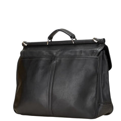 コーチ ビジネスバッグ ブリーフケース 2WAY F70098 ブラック レザー レディース COACH 【中古】