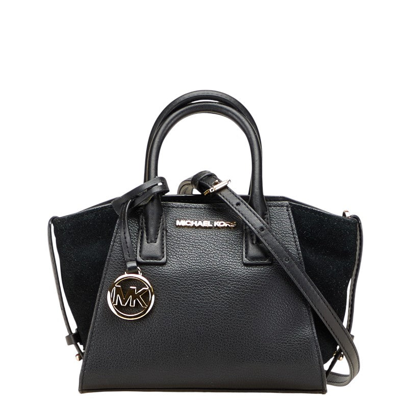 マイケルコース ハンドバッグ ショルダーバッグ 2WAY ブラック レザー レディース Michael Kors 【中古】