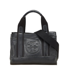 トリーバーチ ハンドバッグ ショルダーバッグ 2WAY ブラック レザー レディース Tory Burch 【中古】